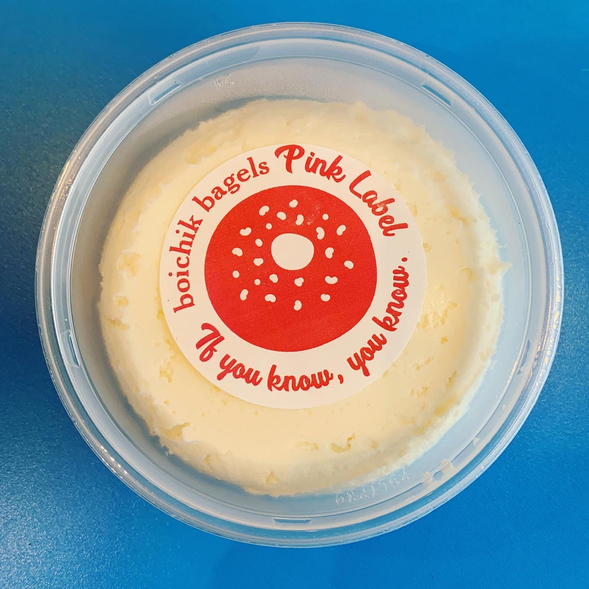 Pink Label Whipped Cream Cheese – Boichik Bagels